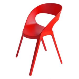 Jedálenská stolička Carla červená