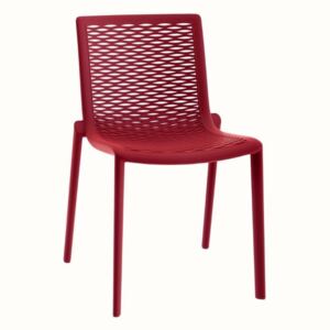 Jedálenská stolička Net-Kat červená