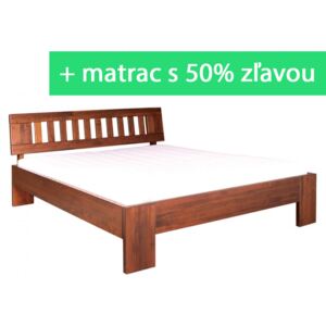 Buková posteľ Timea Šírka 200 cm