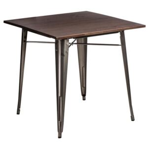 Jedálenský stôl Paris Wood borovica-orech kovová