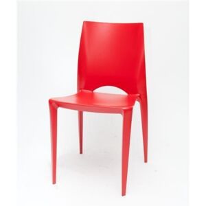 Jedálenská stolička Bee inšpirovaná Bellini Chair červená