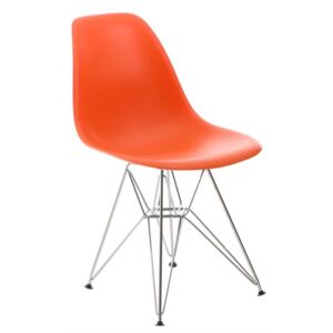 Jedálenská stolička P016 PP inšpirovaná DSR oranžová