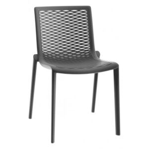 Jedálenská stolička Net-Kat čierna