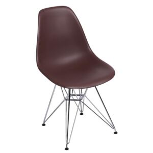 Jedálenská stolička P016 PP inšpirovaná DSR hnedá