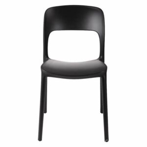 Jedálenská stolička Flexi čierna