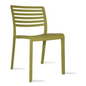 Jedálenská stolička Lama zelená
