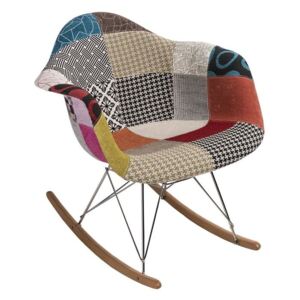 Jedálenská stolička P018 Patchwork inšpirovaná RAR multicolor