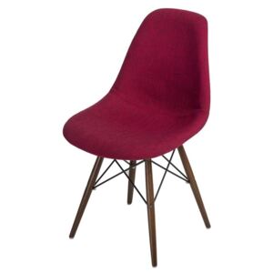 Jedálenská stolička P016W Duo inšpirovaná DSW dark sivo-červená