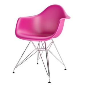 Jedálenská stolička P018 PP Inšpirovaná DAR ružová