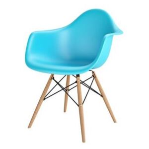 Jedálenská stolička P018W PP inšpirovaná DAW morská