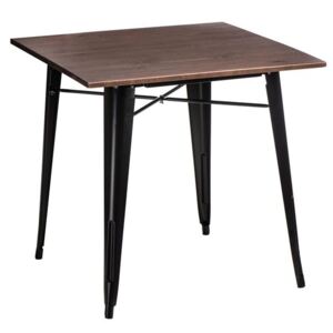 Jedálenský stôl Paris Wood borovica-orech čierna