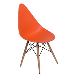 Jedálenská stolička Rush DSW oranžová
