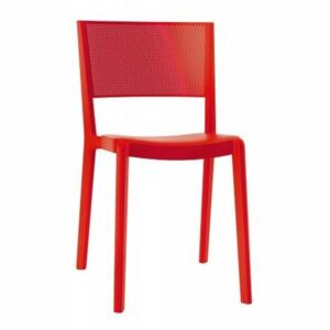Jedálenská stolička Spot červená