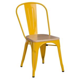 Jedálenská stolička Paris Wood borovica prírodná žltá