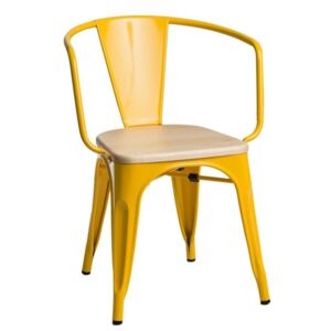 Jedálenská stolička Paris Arms Wood borovica prírodná žltá