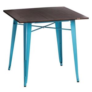 Jedálenský stôl Paris Wood borovica-orech modrá