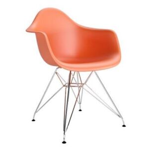 Jedálenská stolička P018 PP Inšpirovaná DAR oranžová