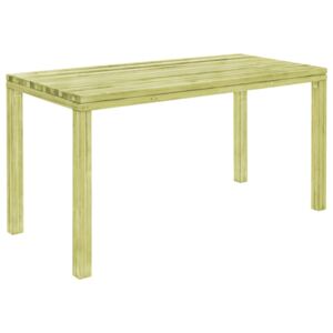 Záhradný jedálenský stôl 150x75,5x77 cm, impregnovaná borovica