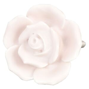 Keramická rukoväť Ružová ružová - pr 4,5 cm