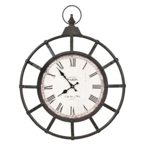 Kovové nástenné hodiny Paris - 50*4*63 cm