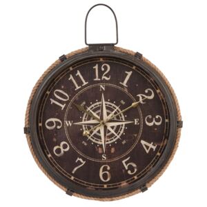 Kovové nástenné hodiny Kompa - 47*7*58 cm