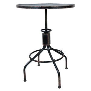 Kovový otočný stôl Twisty - Ø 60 * 85 cm