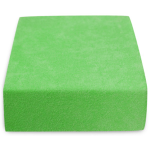 Froté plachta zelená 200x220 cm