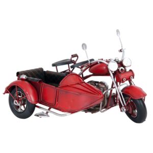 Kovový model motocykla sa sajtnou - 18 * 14 * 11 cm