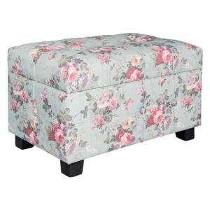 Kvetovaná stolička, taburet - 50 * 34 * 33 cm