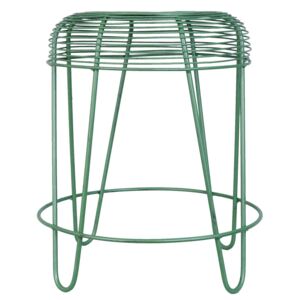 Zelená kovová stolička - Ø 40 * 46 cm