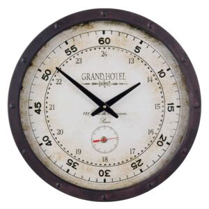 Kovové hodiny Grand hotel - Ø 40*8 cm