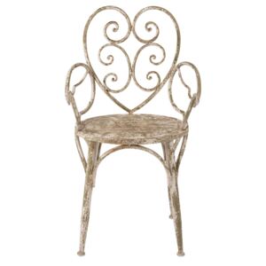 Kovová vintage stolička - 55*50*93 cm