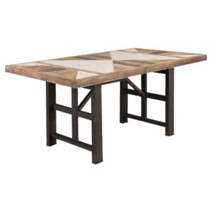 Drevený jedálenský stôl Marq s patinou - 168 * 89 * 75 cm