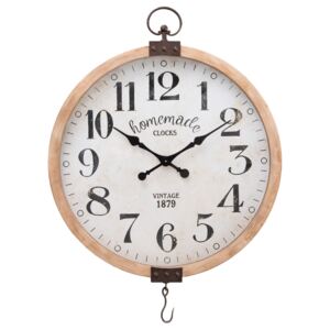 Kovové nástenné hodiny Homemade - 74 * 7 * 100 cm / 1xAA