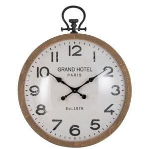 Nástenné hodiny Grand Hotel - Ø 73 * 92cm