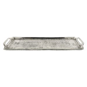 Kovový podnos antik Silver- 44 * 13 * 4 cm