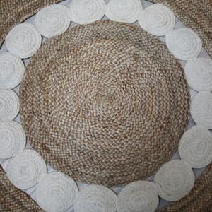 Collectione Prírodné jutové koberec Agnese - Ø125 cm