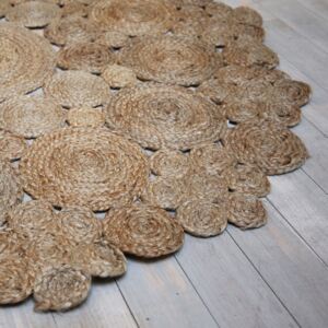 Prírodný jutový koberec Bruzino Ø125 cm