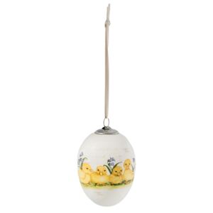 Veľkonočné vajíčko s dekorom housátek - Ø 5*7 cm