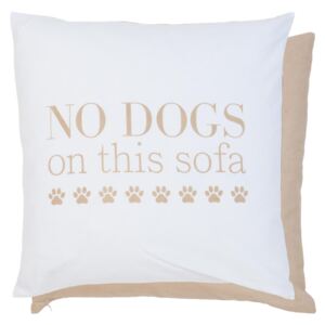 Povlak na vankúš No dogs on this sofa - 50*50cm