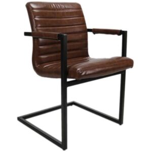 Hnedá stolička / kreslo Bruut - 54*60*83 cm