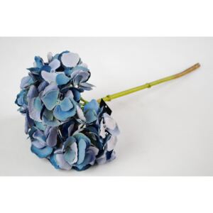 Dekorácie modrá hortenzie - 46 cm
