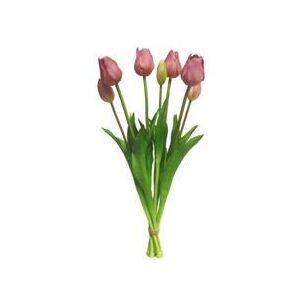 Kytica tulipánov 7ks fialkové - 46cm