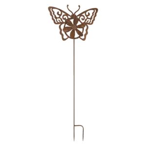Zapichovacie záhradné veterník Motýl - 43*6*120 cm