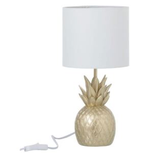 Zlatá stolná lampa Pineapple gold - Ø 18 * 38cm