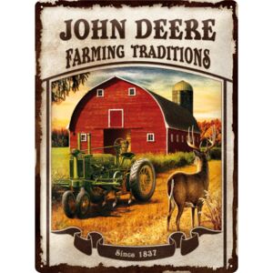 Nostalgic Art Plechová ceduľa: John Deere (Farming traditions) - 30x40 cm