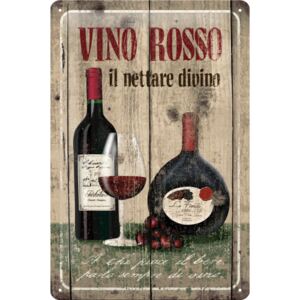 Nostalgic Art Plechová ceduľa: Vino Rosso - 20x30 cm