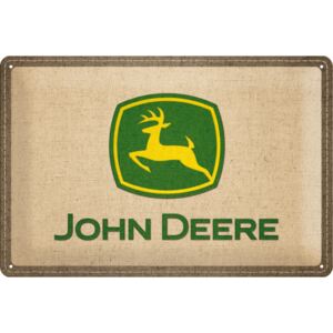 Nostalgic Art Plechová ceduľa: John Deere (Záplata) - 20x30 cm