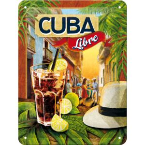 Nostalgic Art Plechová ceduľa: Cuba Libre - 15x20 cm