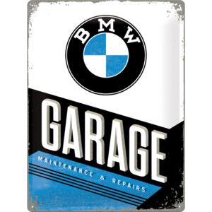 Nostalgic Art Plechová ceduľa: BMW Garage - 30x40 cm